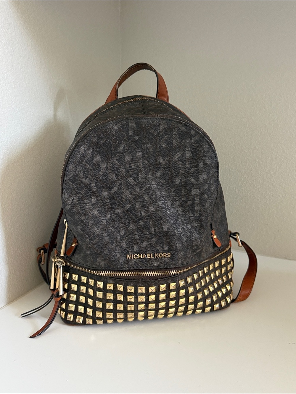Michael Kors Rhea medium backpack monogram